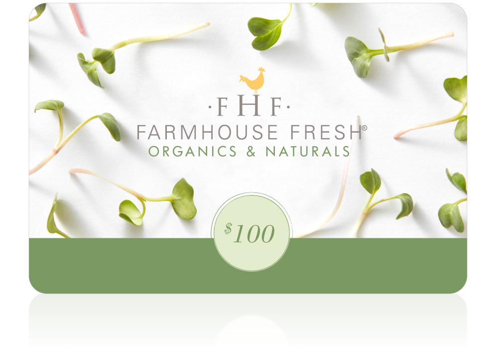 Farmhouse Fresh $100 digital gift certificate.